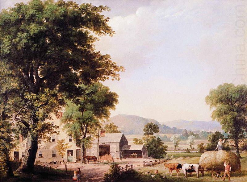 Haying at Jones Inn, George Henry Durrie